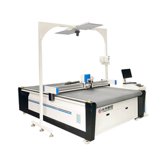 Echte PU-/PVC-Leder-Messerschneidemaschine
